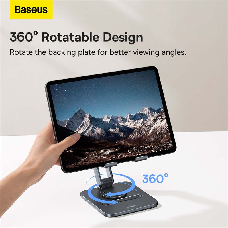 Baseus Desktop Biaxial Foldable Metal Stand (for Tablets) Space Grey