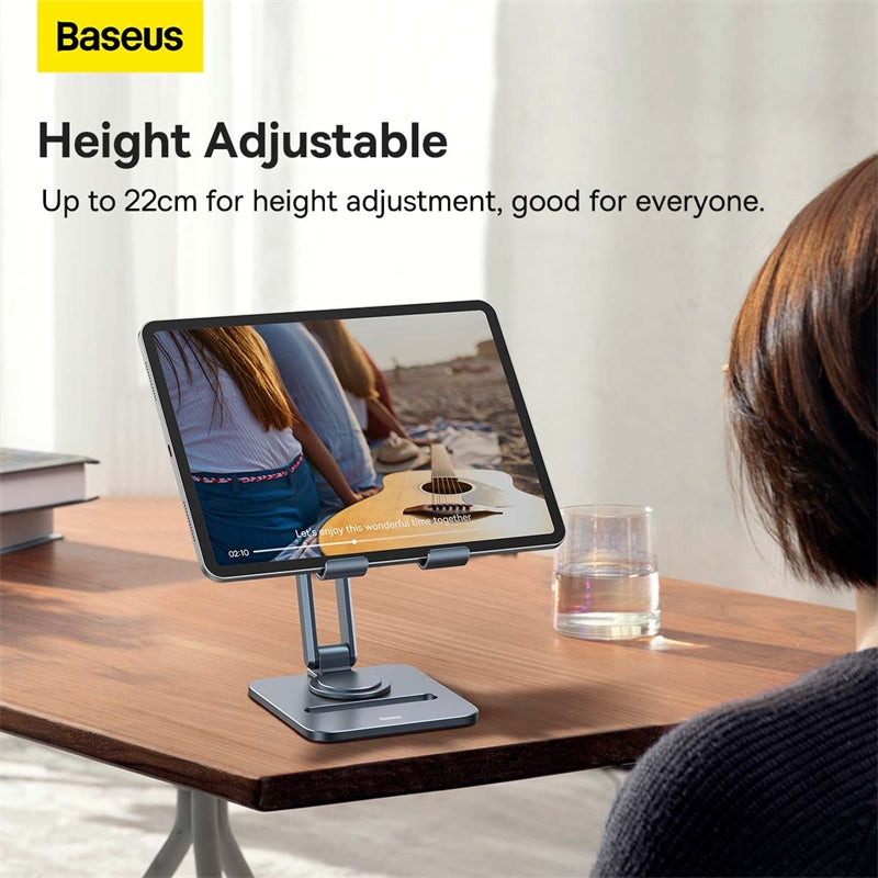 Baseus Desktop Biaxial Foldable Metal Stand (for Tablets) Space Grey