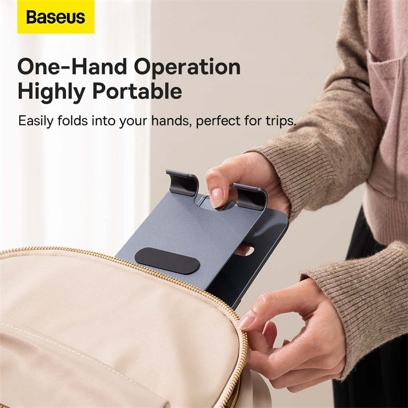 Baseus Desktop Biaxial Foldable Metal Stand (for Tablets) Space Grey