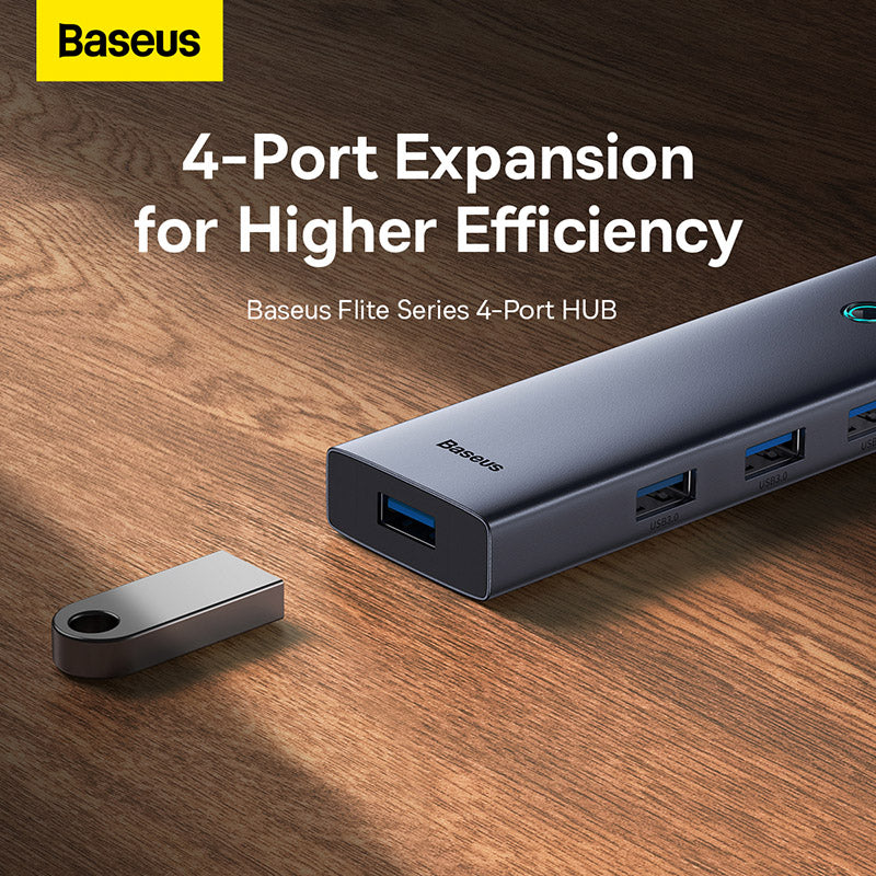 Baseus Flite Series 4-Port HUB Docking Station(Type-C to USB3.0*4)