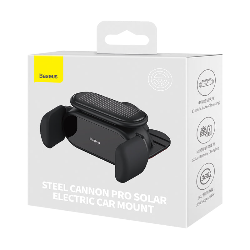 Baseus Steel Cannon pro  Solar Electric  Car Mount