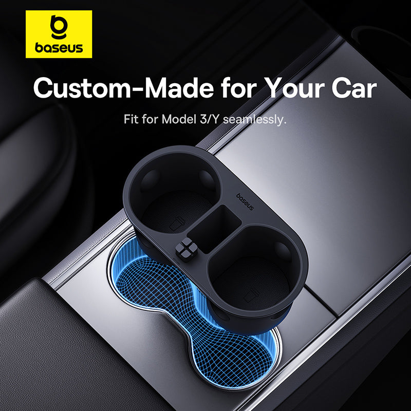 Baseus T-Space Series Cup Holder for Tesla Cluster