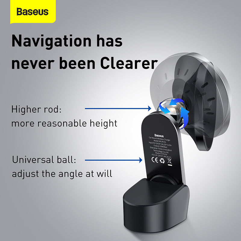 Baseus Big Energy Car Mount Wireless Charger