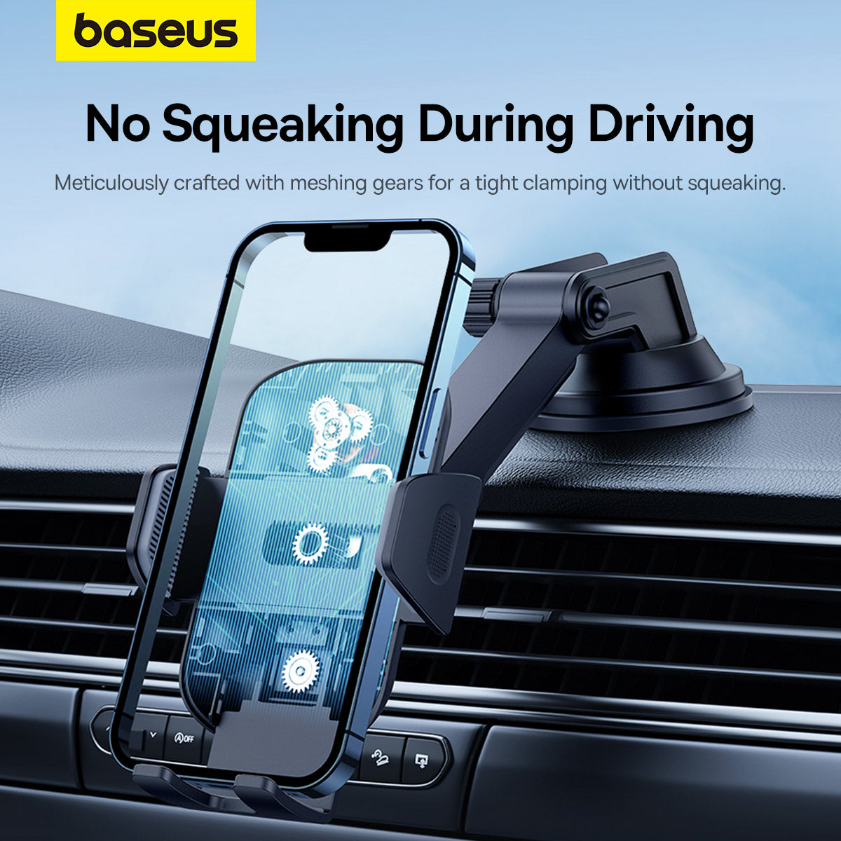 Baseus UltraControl Go Clamp-Type Car Phone Holder