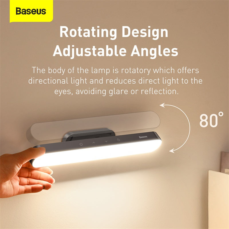 Baseus Magnetic Stepless Dimming Charging Desk Lamp Deep Gray