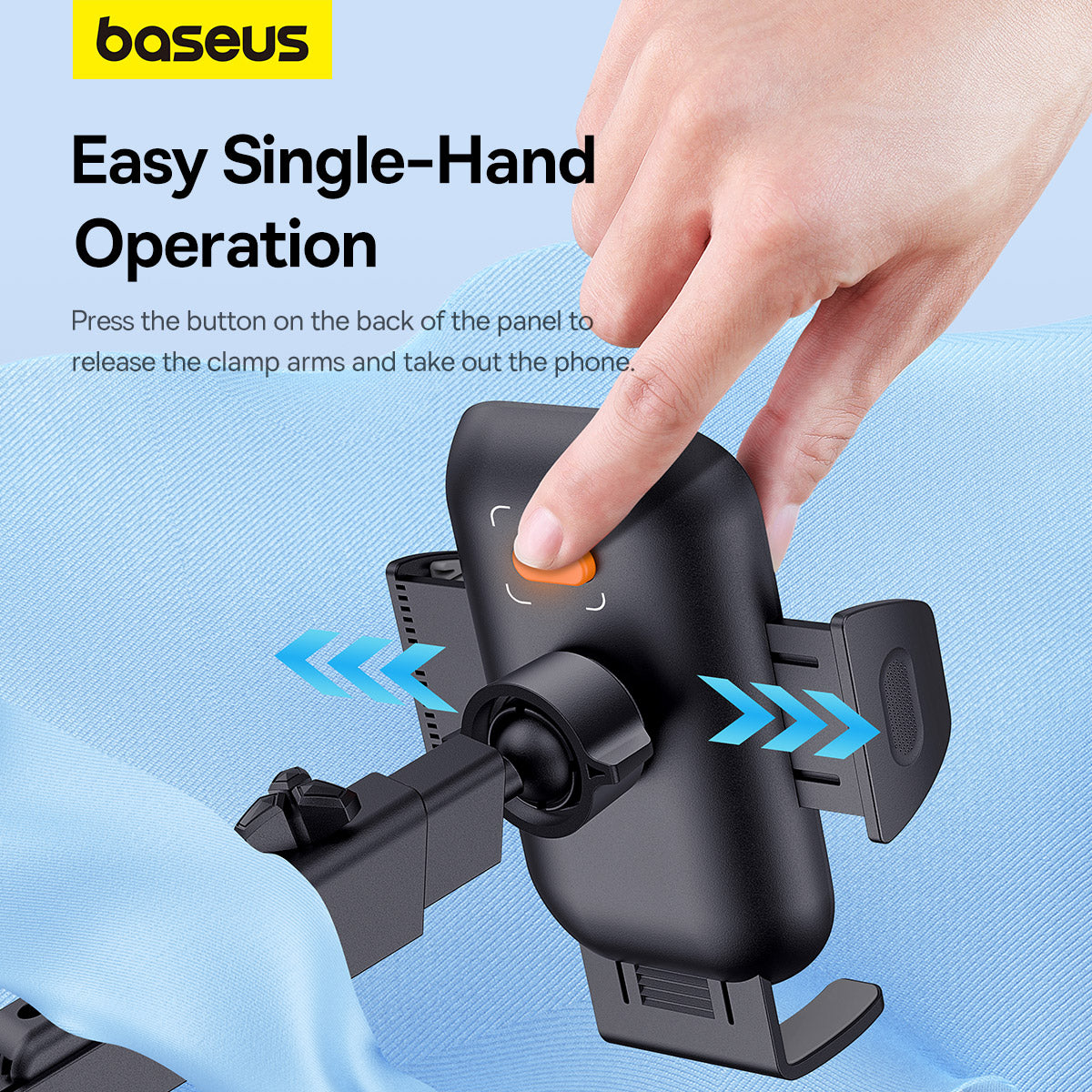 Baseus UltraControl Go Clamp-Type Car Phone Holder