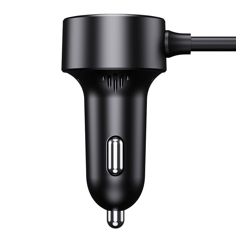 Baseus High Efficiency Pro 1-for-2 Car Cigarette Lighter 30W