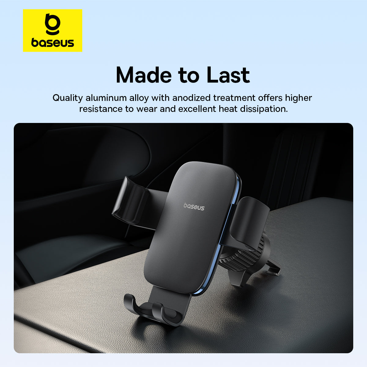 Baseus Metal Age 3 Gravity Car Mount (Air Vent Version) NEW