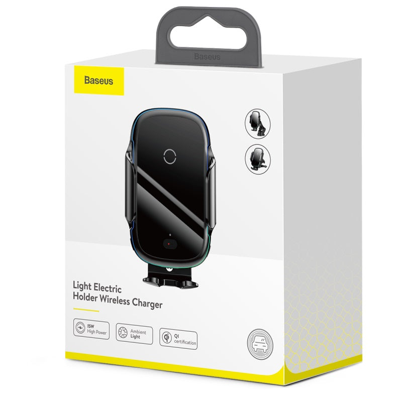 Baseus Light Electric Holder Wireless Charger (15W Qi)