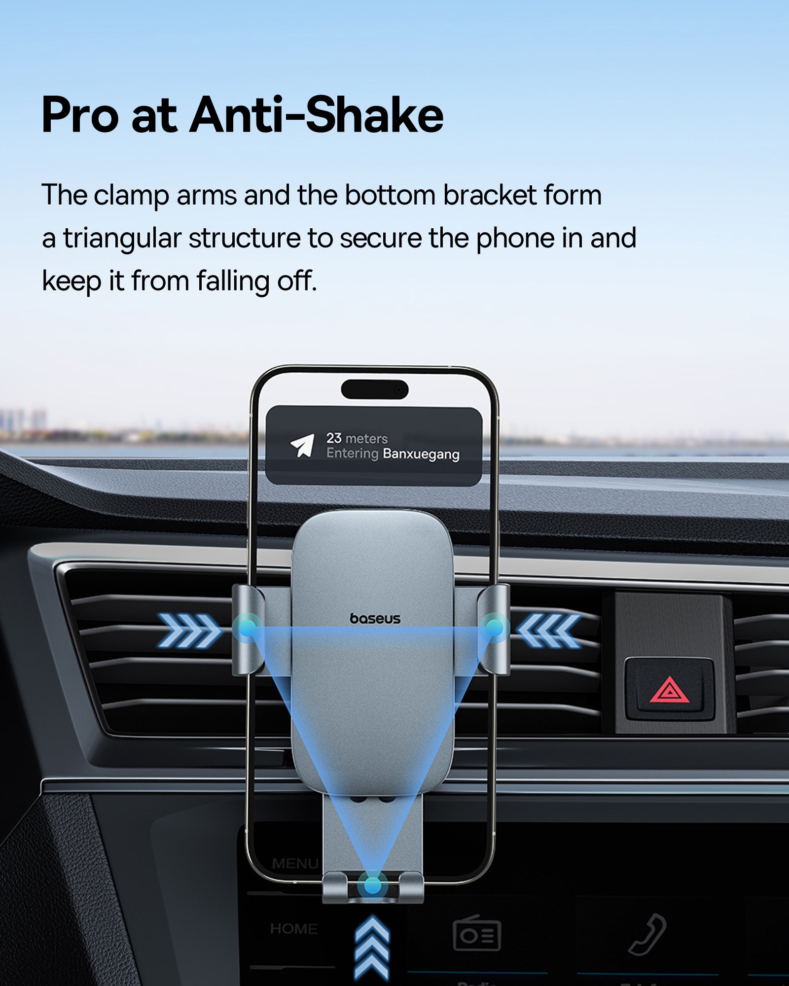 Baseus Metal Age 3 Gravity Car Mount (Air Vent Version) NEW