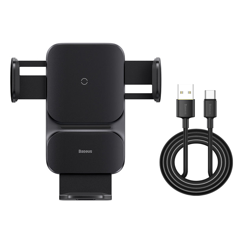 Baseus Wisdom Auto Alignment Car Mount Wireless Charger (QI 15W) (Air Outlet Base)