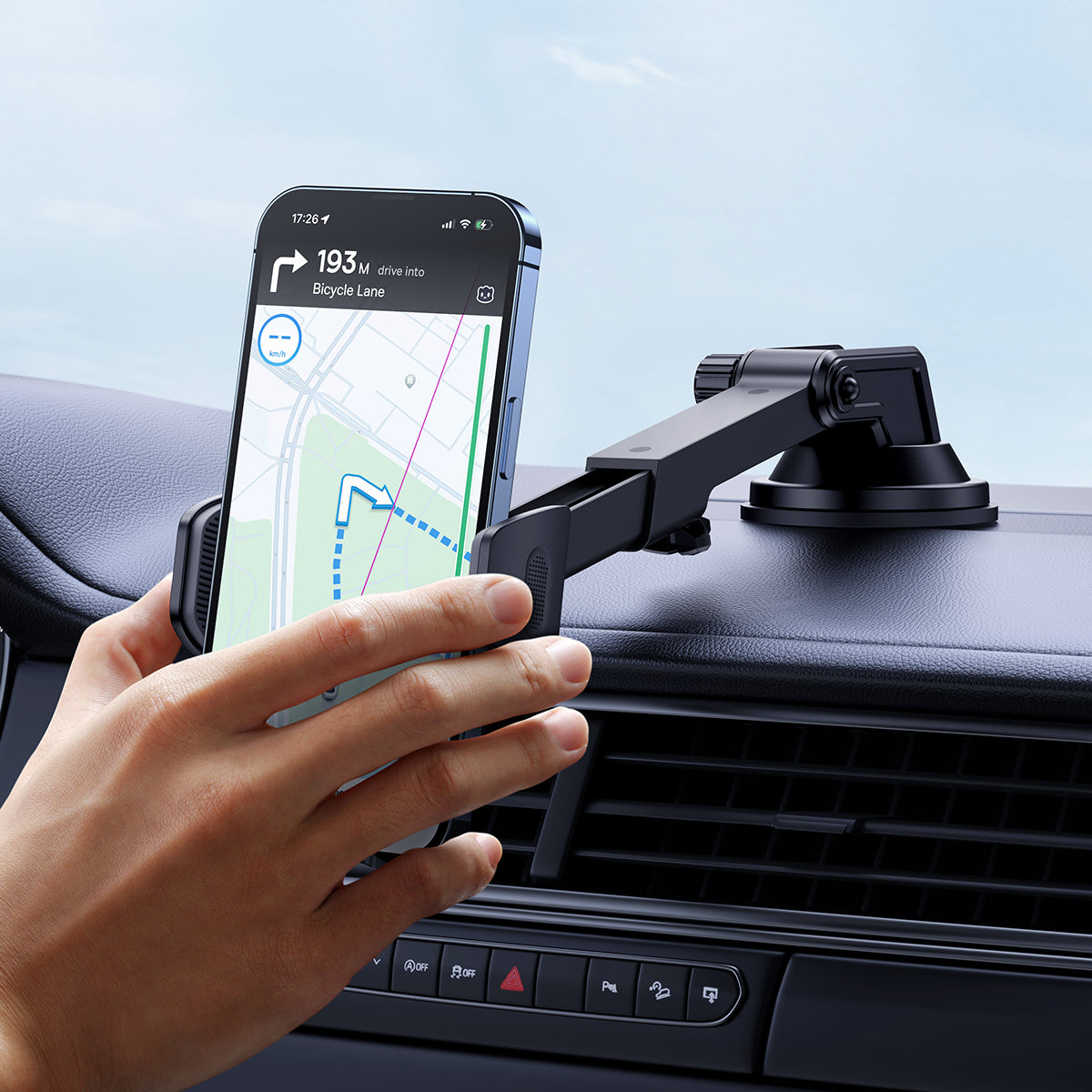 Baseus UltraControl Go Clamp-Type Car Phone Holder