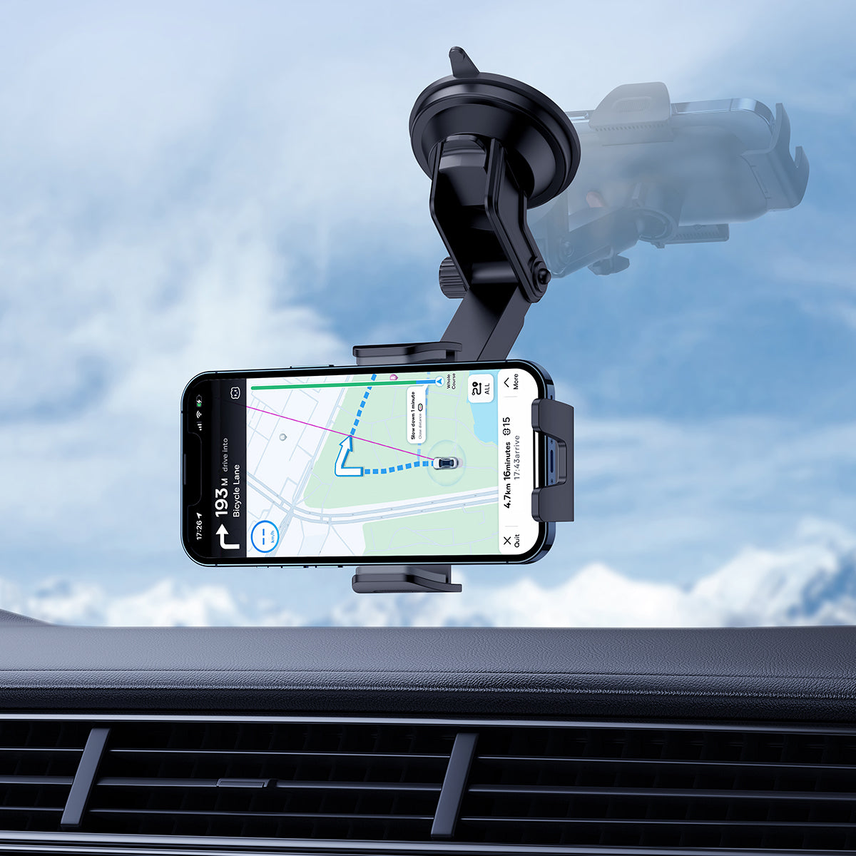 Baseus UltraControl Go Clamp-Type Car Phone Holder