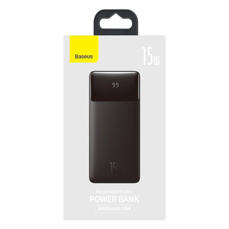 Baseus Bipow Digital Display Power Bank 30000mAh 15W