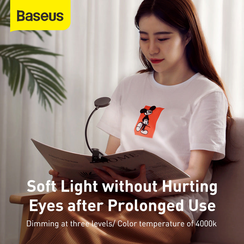 Baseus Comfort Reading Mini Clip Lamp Dark Gray