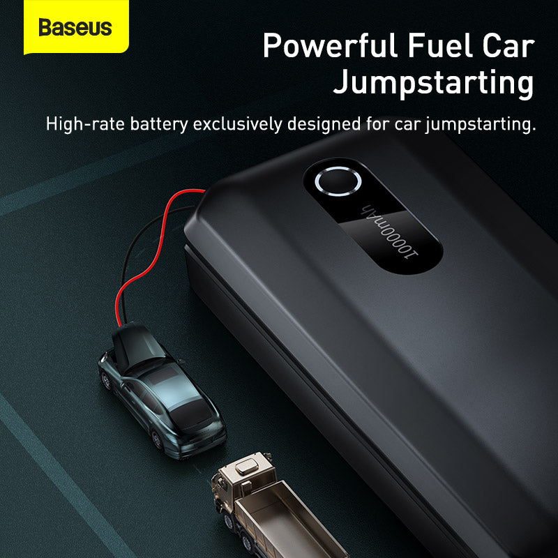 Baseus Super Energy Air Car Jump Starter (10000mAh, Peak Current 1000A)