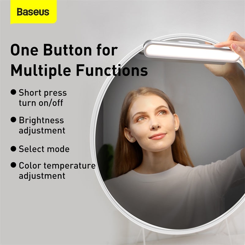 Baseus Magnetic Stepless Dimming Charging Desk Lamp Pro White