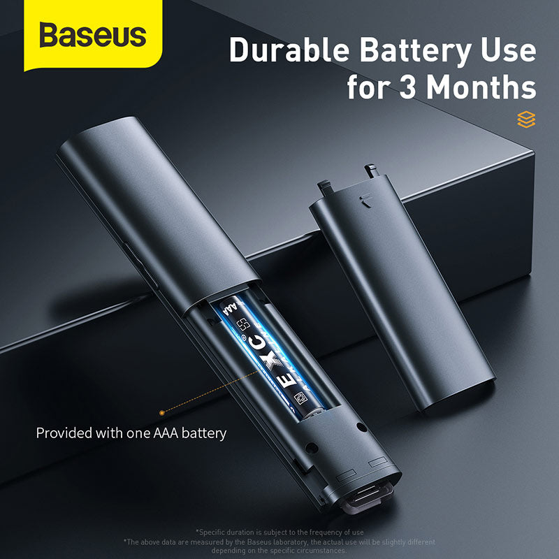 Baseus Orange Dot Wireless Presenter (Red Laser)(Charging) Grey
