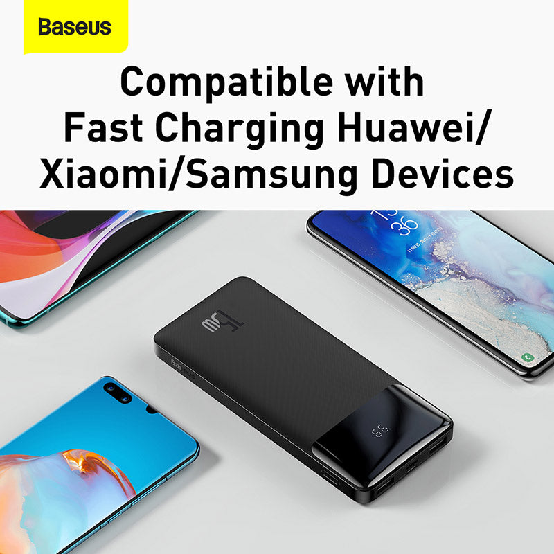 Baseus Bipow Digital Display Power Bank 10000mAh 15W