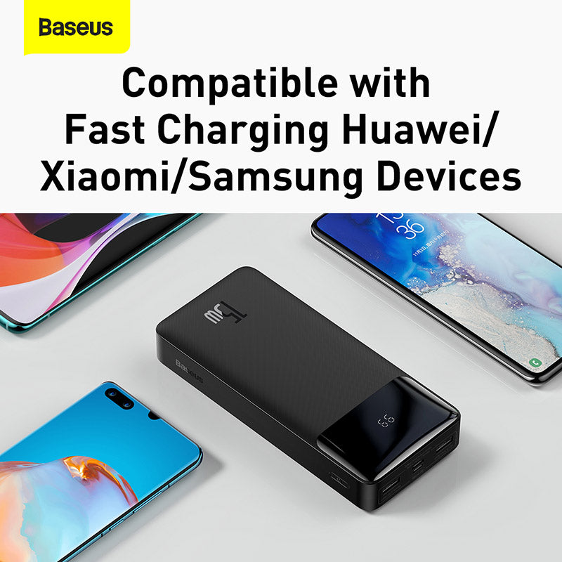 Baseus Bipow Digital Display Power Bank 20000mAh 15W