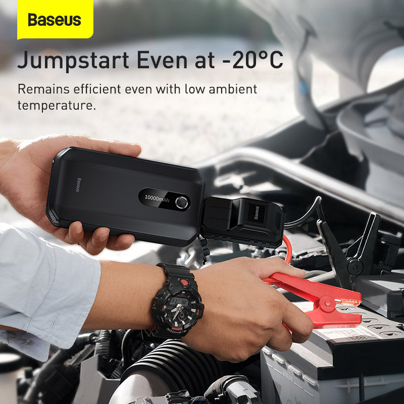 Baseus Super Energy Air Car Jump Starter (10000mAh, Peak Current 1000A)