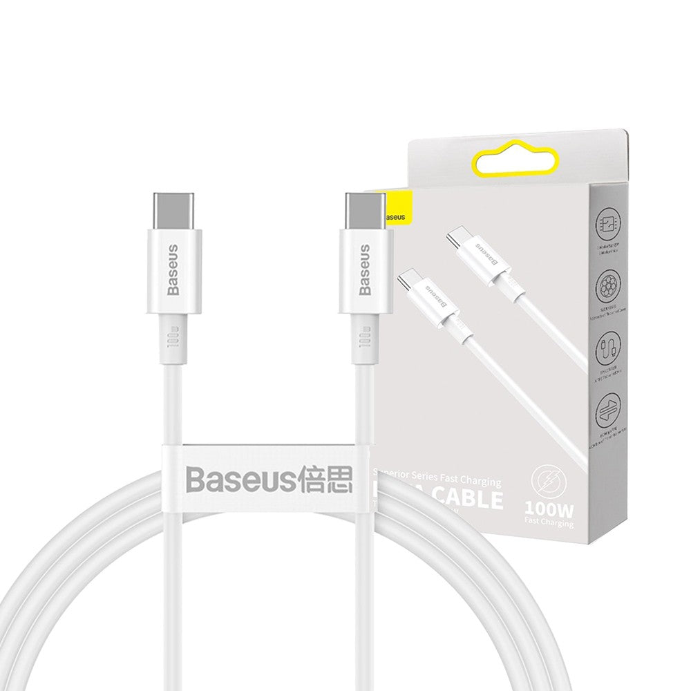 Baseus Superior Series Fast Charging Data Cable Type-C to Type-C 100W 1/2M