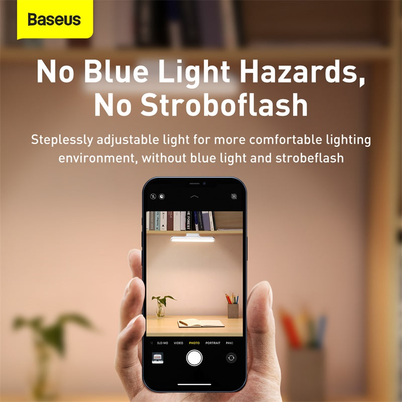Baseus Magnetic Stepless Dimming Charging Desk Lamp Pro White