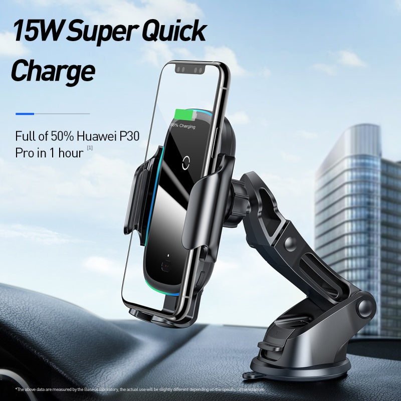 Baseus Light Electric Holder Wireless Charger (15W Qi)