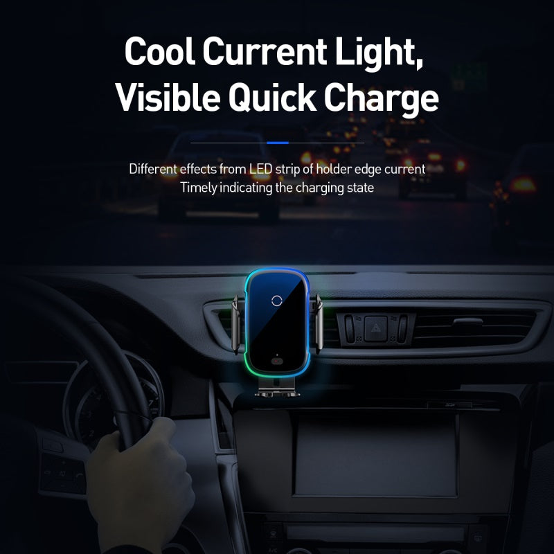 Baseus Light Electric Holder Wireless Charger (15W Qi)