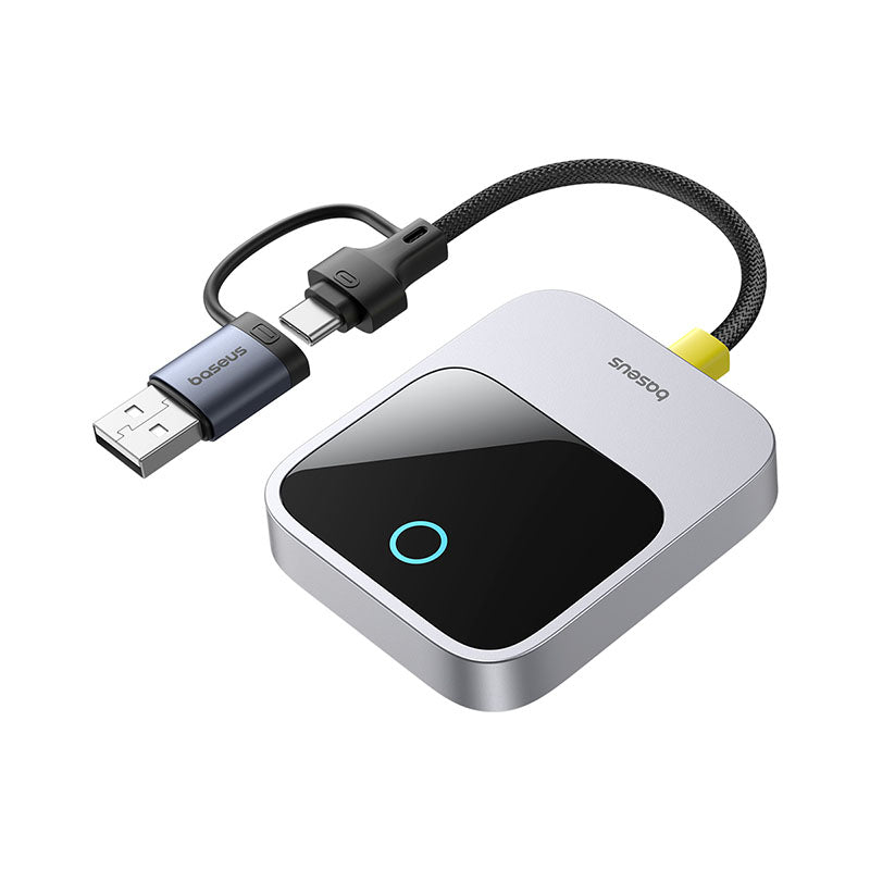 OS-Baseus SafeJourney Series Wireless CarPlay Adapter Space Grey