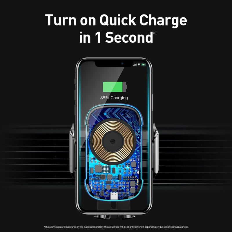 Baseus Light Electric Holder Wireless Charger (15W Qi)