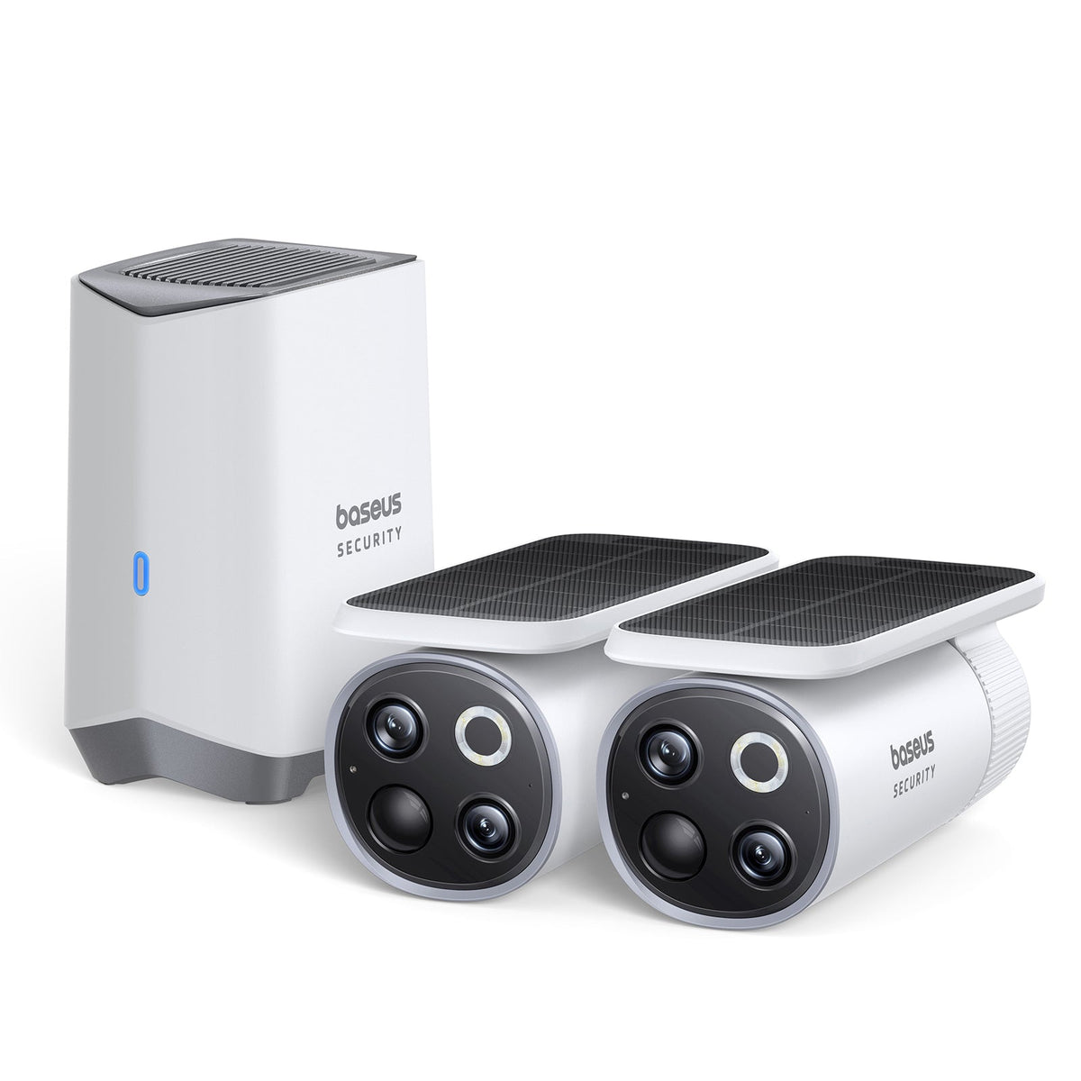 Baseus Security S1 Pro Outdoor Dual Camera 3K 2-Cam Kit White