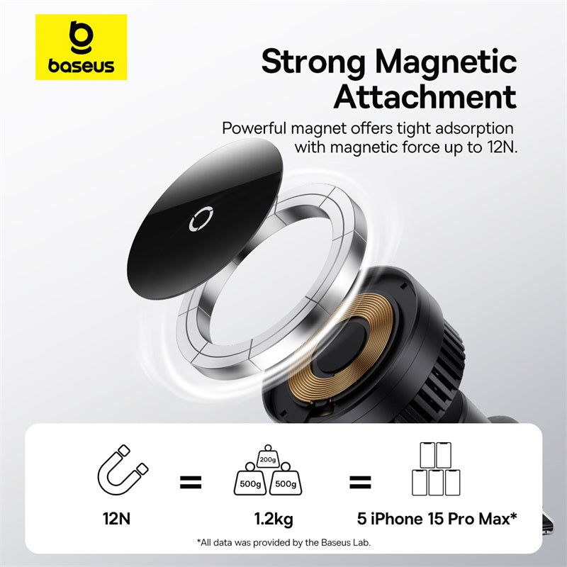 Baseus MagPro Series Magnetic Wireless Charging Car Mount Air Vent Version 15W