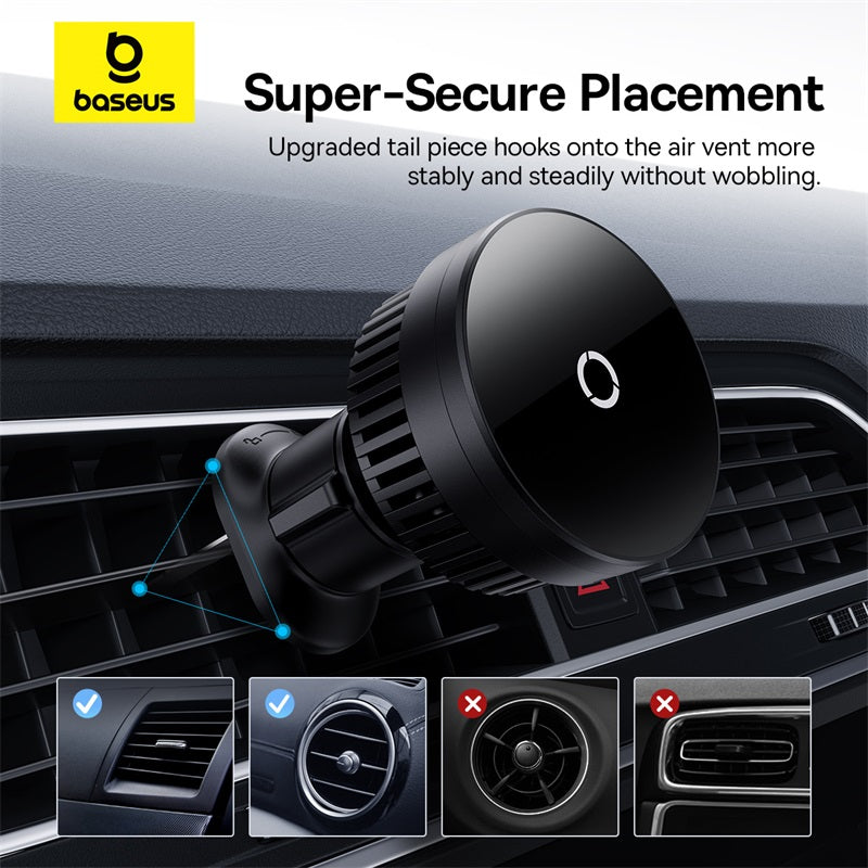 Baseus MagPro Series Magnetic Wireless Charging Car Mount Air Vent Version 15W