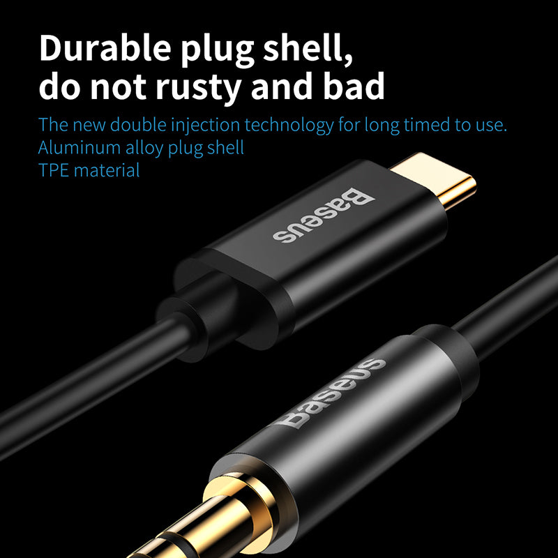 Baseus Yiven Type-C male To 3.5 male Audio Cable M01