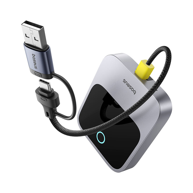 OS-Baseus SafeJourney Series Wireless CarPlay Adapter Space Grey