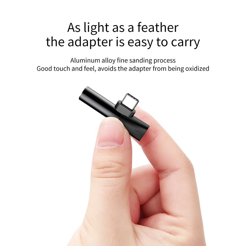 Baseus L41 Type-C (input) for Type-C Female Connectors + 3.5 mm Female Connector Adapters