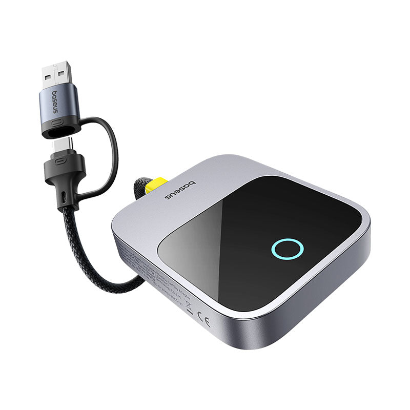 OS-Baseus SafeJourney Series Wireless CarPlay Adapter Space Grey