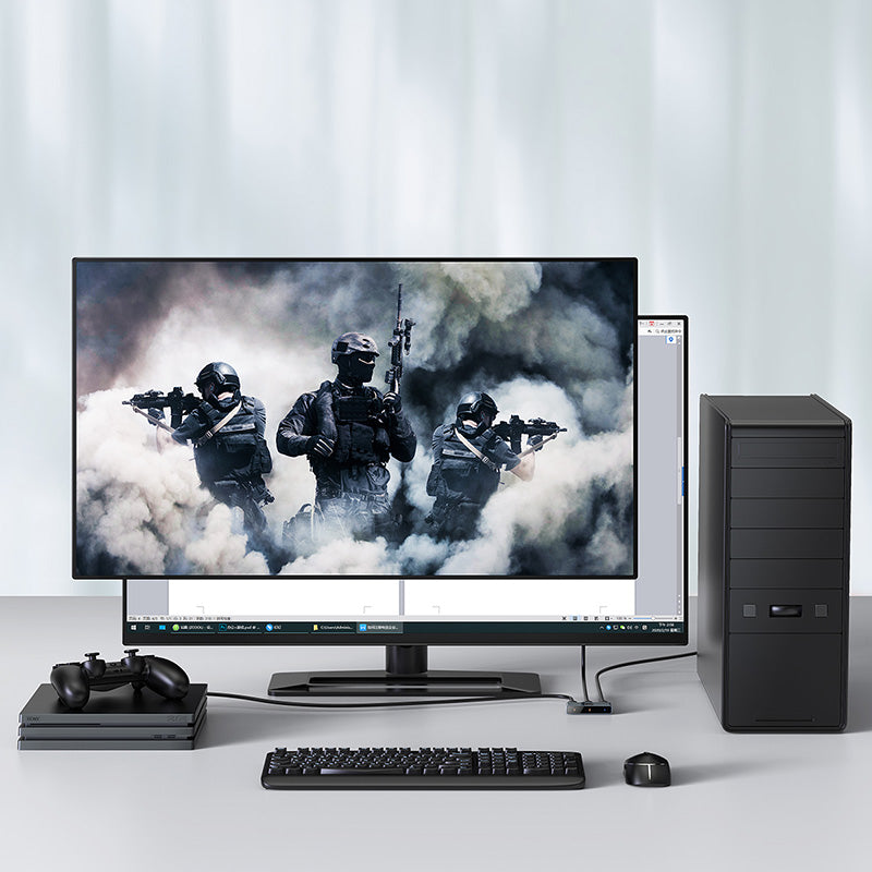 Baseus Matrix HDMI switcher (2in1or 1in2) Space Gray