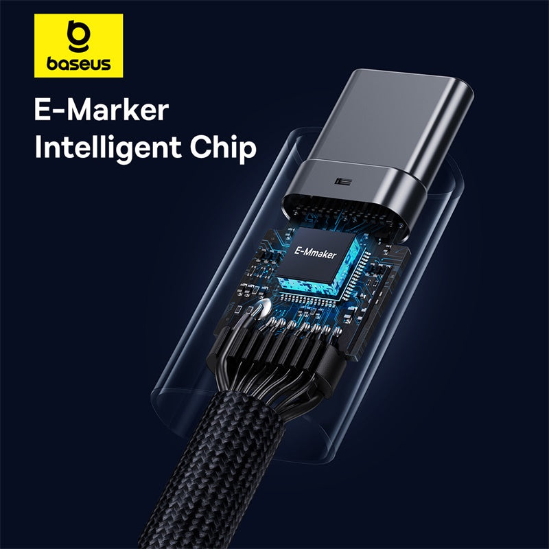 Baseus Flash Series 2 USB4 Full Featured Data Cable Type-C to Type-C 240W 1m