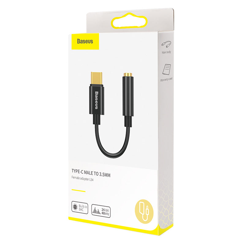 Baseus Type-C Male to 3.5mm Female Adapter L54