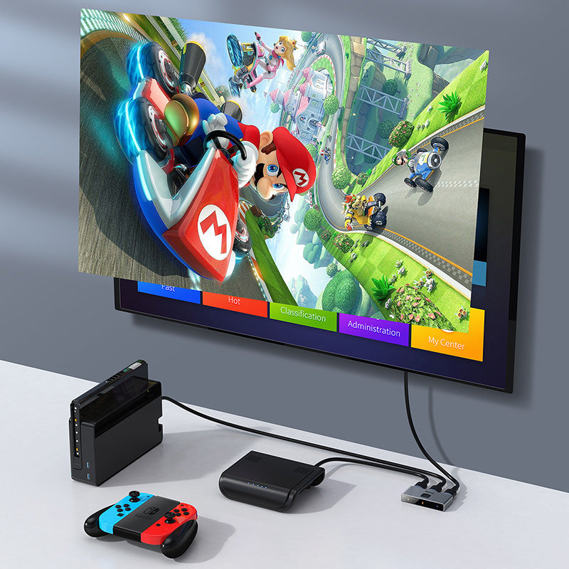 Baseus Matrix HDMI switcher (2in1or 1in2) Space Gray