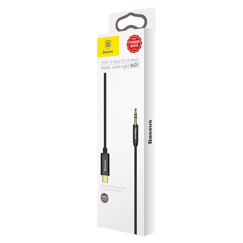Baseus Yiven Type-C male To 3.5 male Audio Cable M01