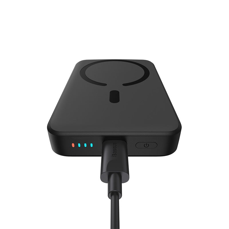 Baseus Magnetic Mini Wireless Fast Charge Power Bank 10000mAh 20W(With Baseus Simple wiring Type-C to Type-C 60W(20V/3A)30cm)