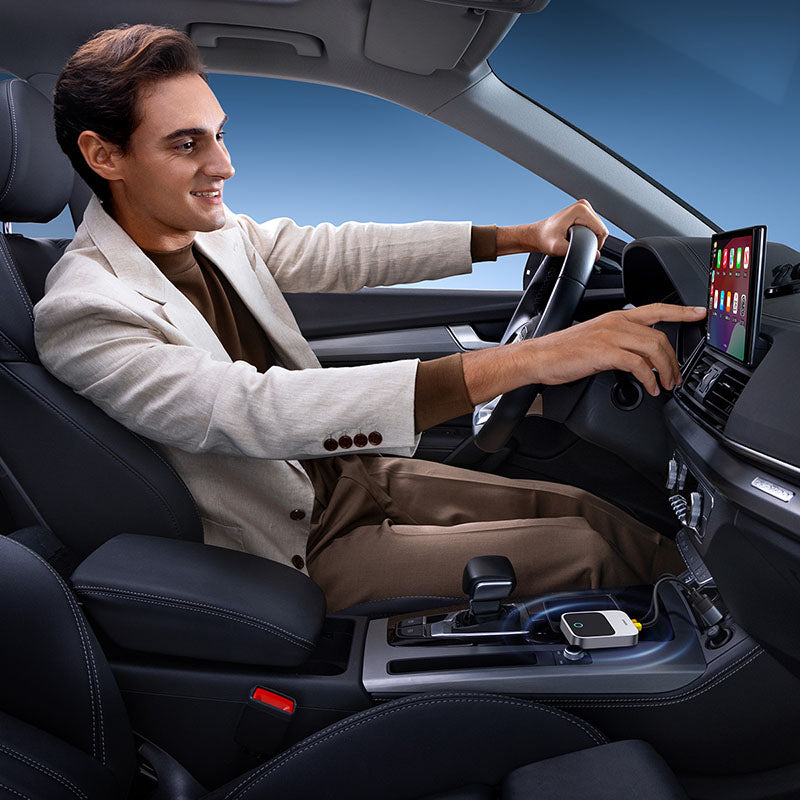 OS-Baseus SafeJourney Series Wireless CarPlay Adapter Space Grey