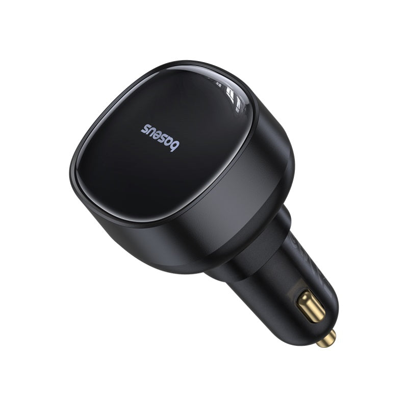 Baseus Enjoyment Pro Car Charger U+Retractable Type-C Cable 60W