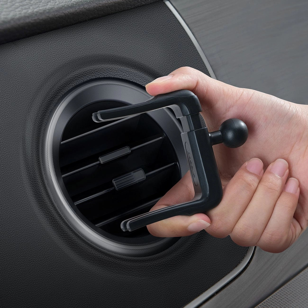 Baseus Metal Agell Gravity Car Mount (Round Air Vent Version)