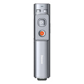 Baseus Orange Dot Wireless Presenter (Red Laser)-Grey