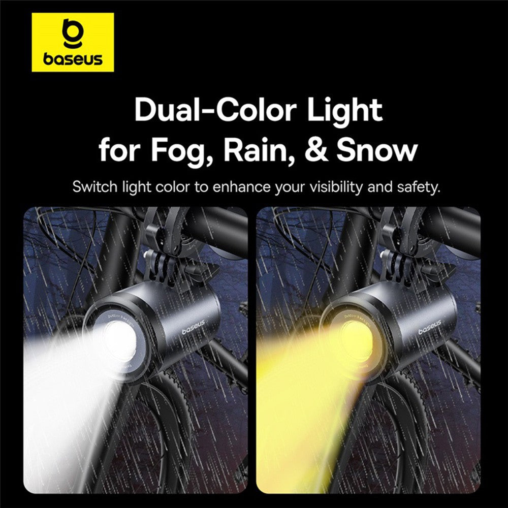 Baseus PrimeTrip Series Dual-Color Bike Light 2-in-1 Set-Cosmic Black