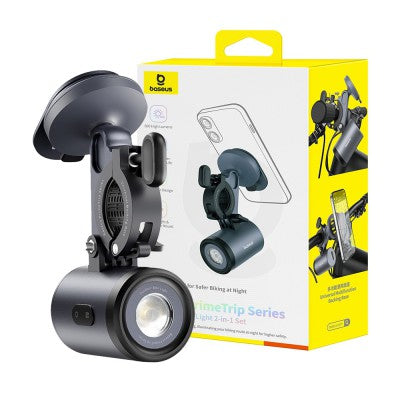 Baseus PrimeTrip Series Dual-Color Bike Light 2-in-1 Set-Cosmic Black